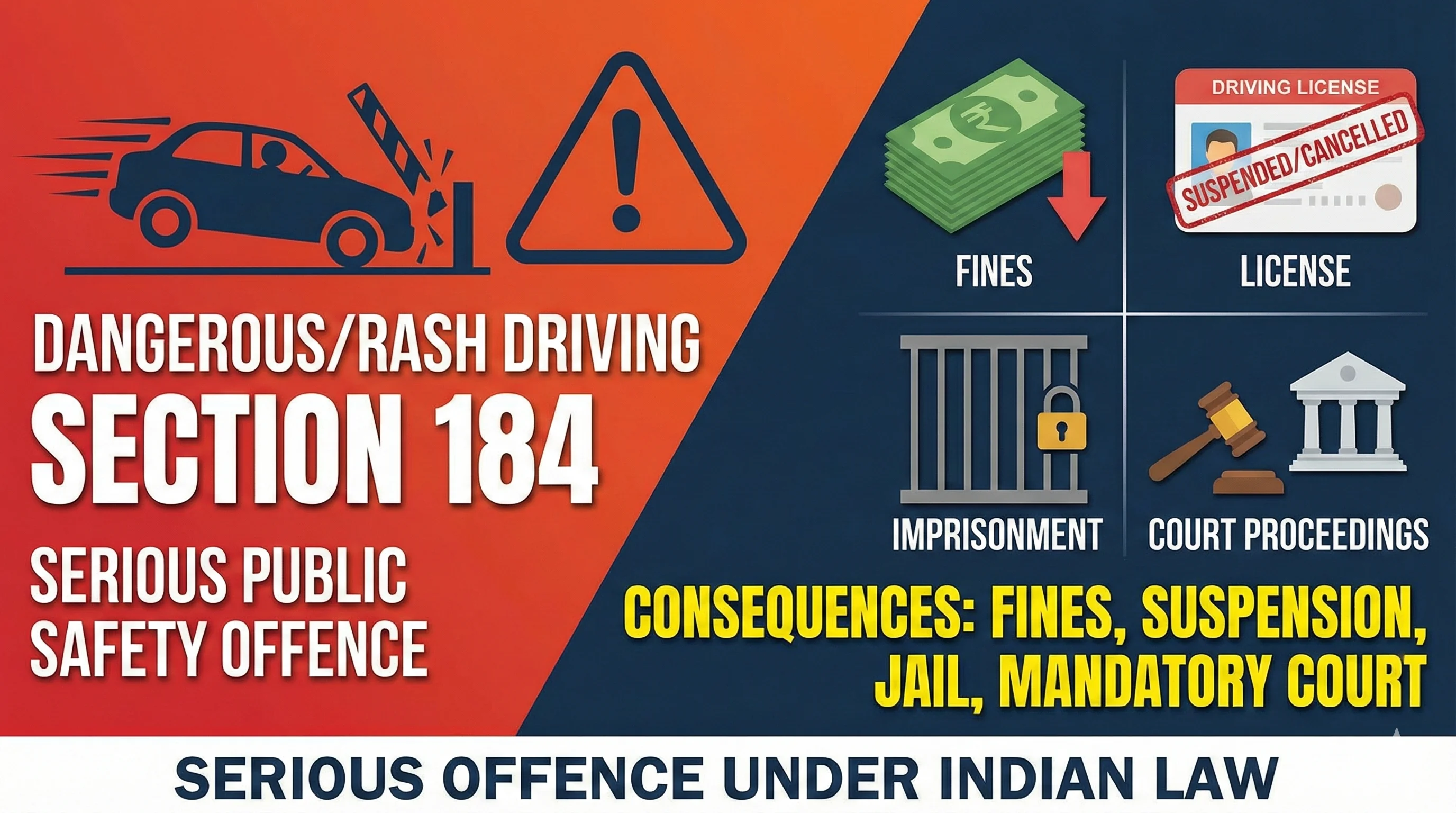 Section 184 - Dangerous Driving